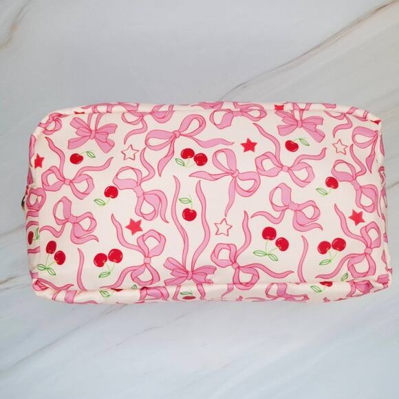 Cherry Bowtiful Coquette Everyday Cosmetic Case - Picture 1 of 3